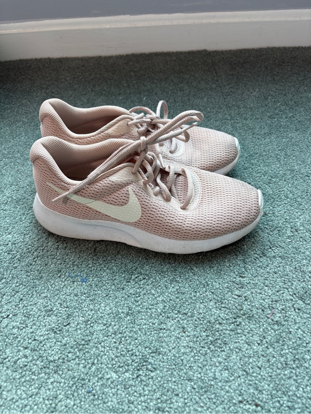 Nike Women's Knit Running Sneakers - Light Pink